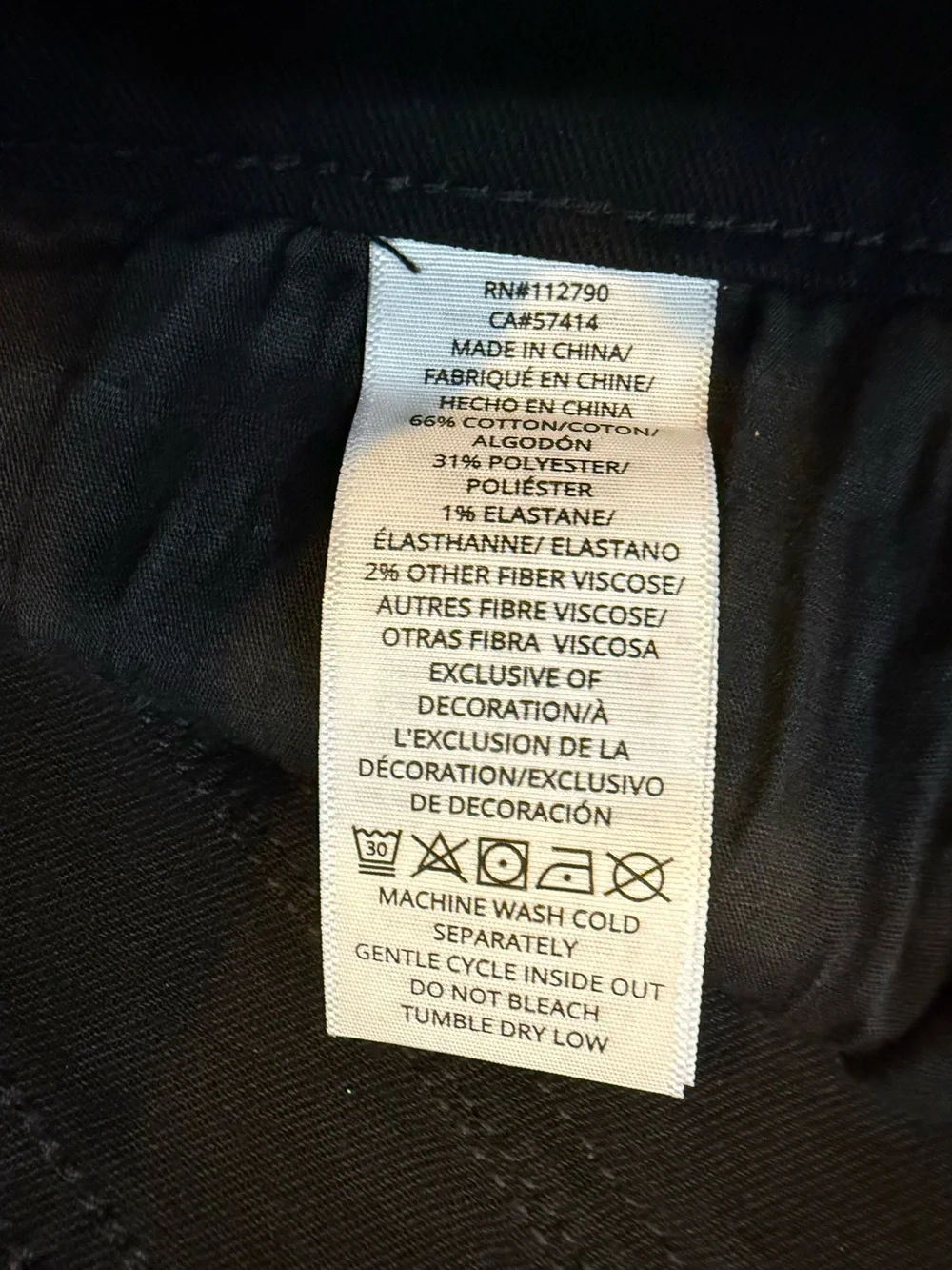 NWT True Religion Rocco Relaxed Skinny Jeans 34x32 Black Flap Pocket